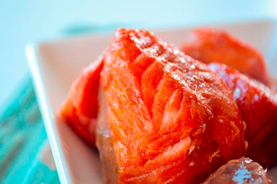 Bouchées de Saumon à l'érable